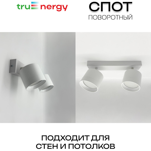Светильник накладной поворотный TRUENERGY 21381