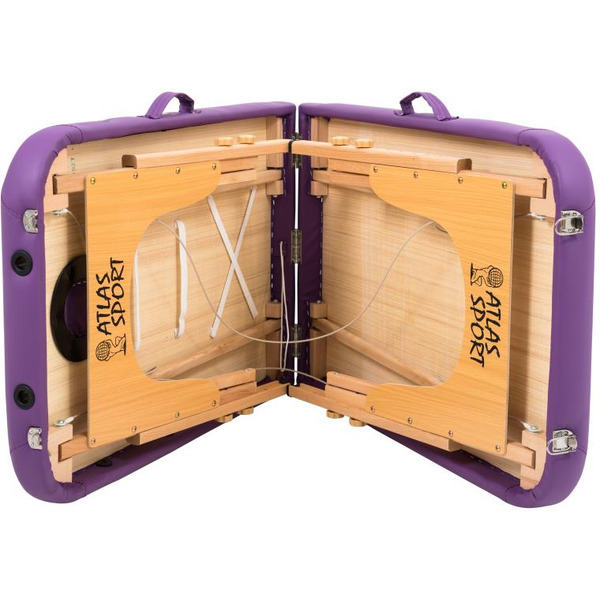 Массажный стол Atlas Sport Складной 2-с 60см 2D-60185/4 (фиолетовый)