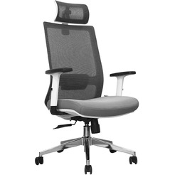 Кресло офисное SITUP MADRID A GREY chrome (сетка Grey /Grey)