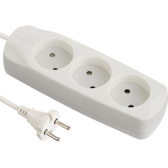 Удлинитель Electraline 62003 (3 м, белый)