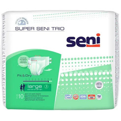 Подгузники для взрослых Seni Super Trio L (10 шт)