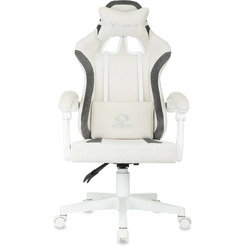 Кресло игровое Knight Wolf WH (молочный/серый)