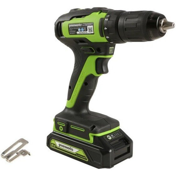 Дрель-шуруповерт Greenworks GD24DD35K2 3704007CUC