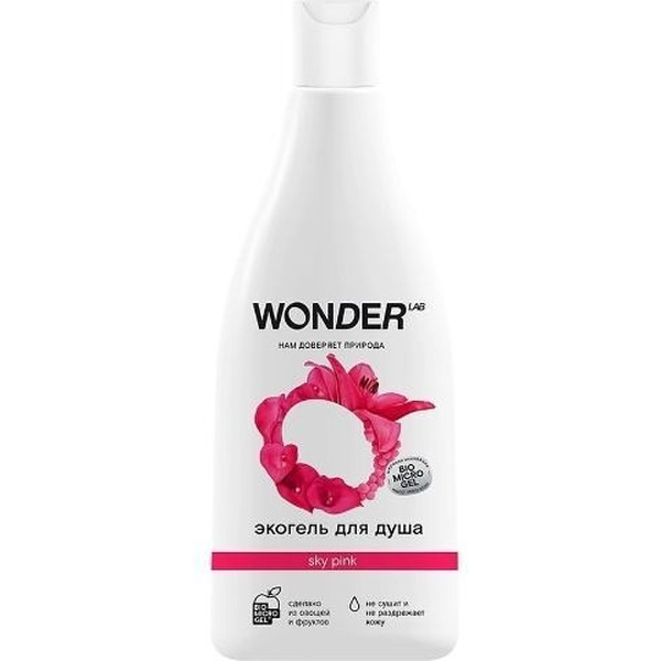 Экогель для душа WONDER LAB Sky pink 0,55 л