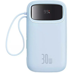 Внешний аккумулятор Baseus Qpow 2 Digital Display 20000mAh (голубой)