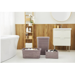 Корзина для белья Rotho Country 1040407422 (40л, капучино)