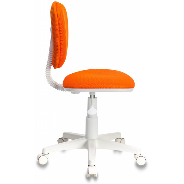 Кресло детское Бюрократ CH-W204NX (оранжевый TW-96-1/пластик белый)