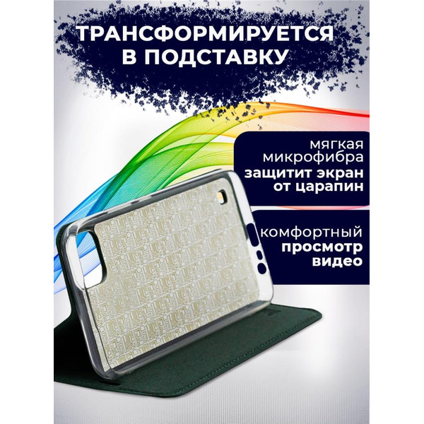 Чехол-книга Bingo Book для REALME C20/C11 2021 Зеленый