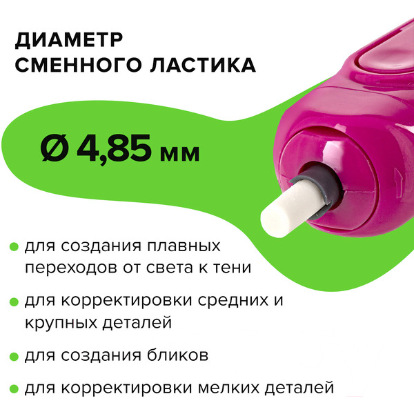 Ластик электрический JET BRAUBERG 229617