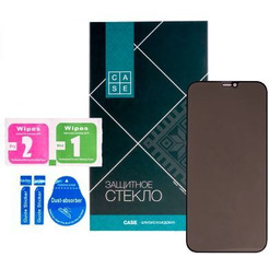 Защитное стекло CASE Full Glue Privacy для Apple iPhone 12 mini (черный)