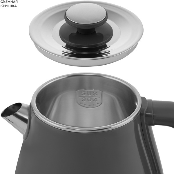 Электрический чайник Galaxy Line GL 0331 (серый)