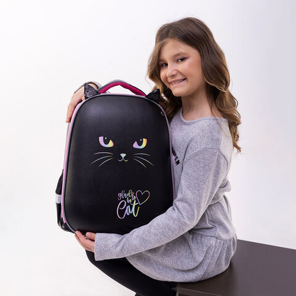 Ранец BRAUBERG SHINY Glad to be cat 271382