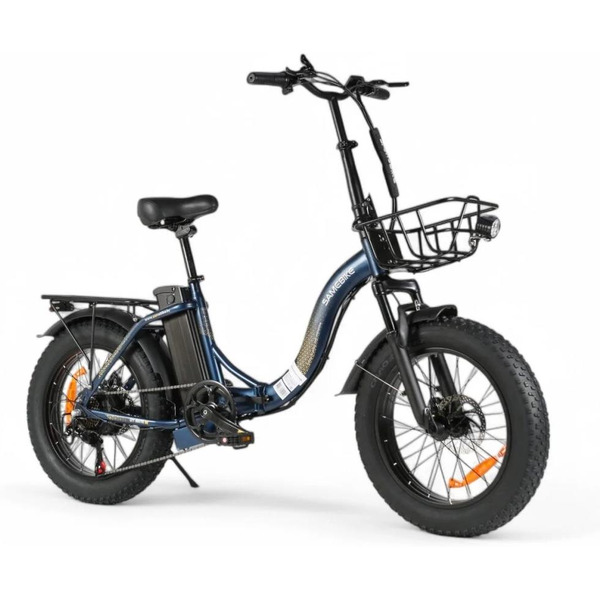 Электровелосипед SAMEBIKE City Master Fat (MY-E02 синий)