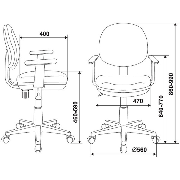 Компьютерное кресло Бюрократ CH-W356AXSN (мультиколор)