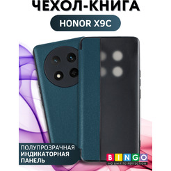 Чехол-книжка Bingo Smart для Honor X9c (зеленый)