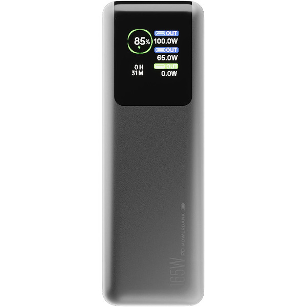 Внешний аккумулятор OLMIO T-30 30000 мАч (титановый)