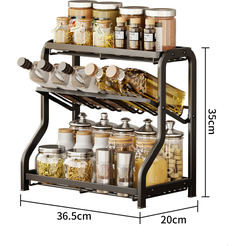 Кухонная стойка для хранения Happy Home HH-052 (черный)