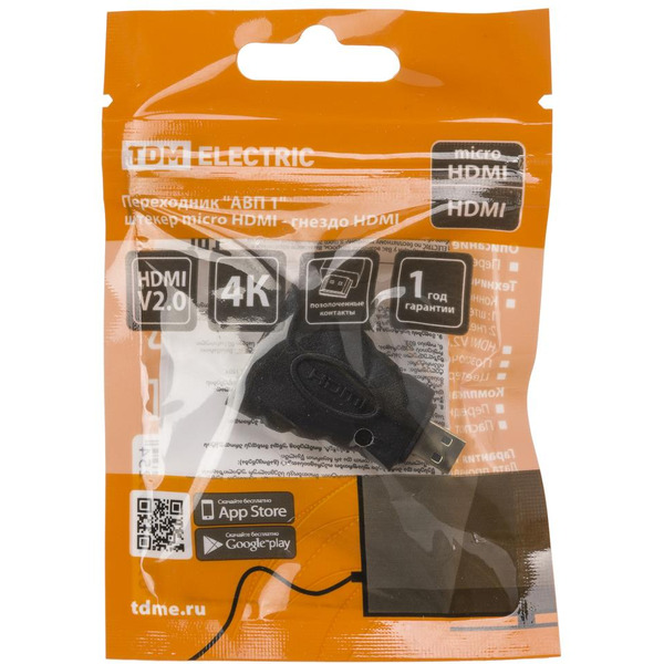 Переходник TDM Electric HDMI - microHDMI SQ4040-0101