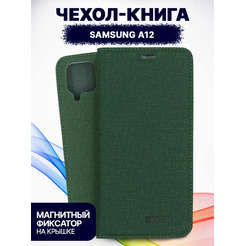 Чехол-книга Bingo Book для SAMSUNG Galaxy A12 Зеленый