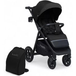 Коляска детская прогулочная BubaGo BASS BG 130-4 (черный)