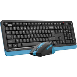 Клавиатура + мышь A4Tech Fstyler FG1035 (черный/синий)