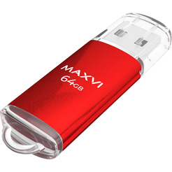 USB флеш-накопитель Maxvi MP 64GB 2.0 red