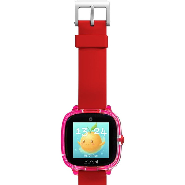 Детские умные часы Elari KidPhone Fresh 4G KP-4G-F-R (красный)