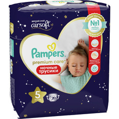 Подгузники-трусики детские Pampers Premium Care 5 Junior ночные (20шт)