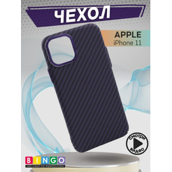 Бампер Bingo Carbon для APPLE iPhone 11 Фиолетовый