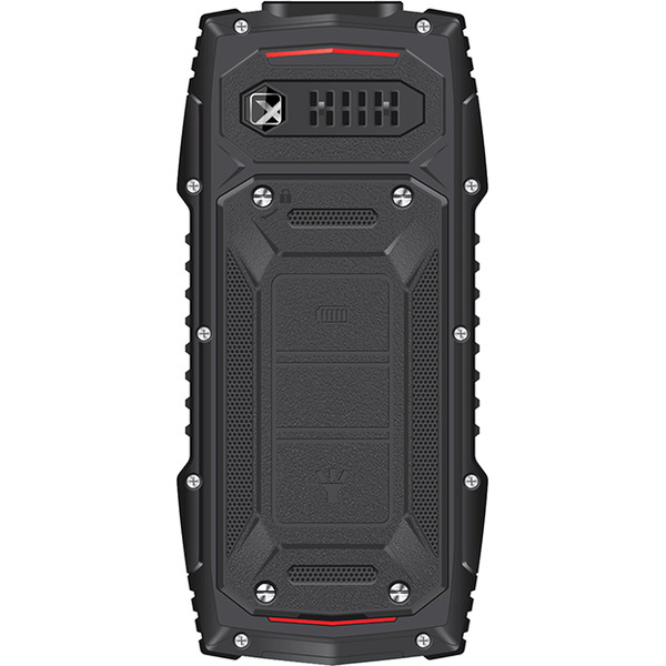 Телефон TEXET TM-519R черный-красный