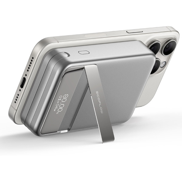 Внешний аккумулятор EcoFlow Rapid Magnetic 10000mAh (серебристый)