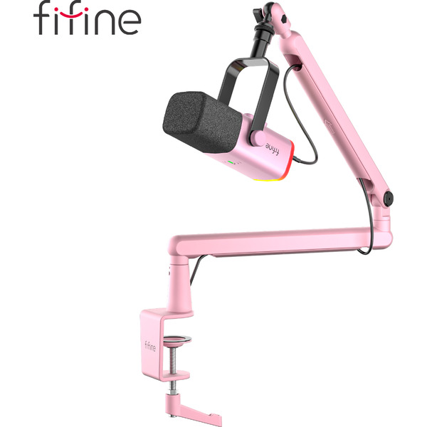 Микрофон FIFINE TAM8 (розовый)