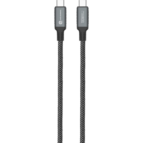 Кабель Atomic Urban USB-C-USB-C PD 100W 5A 30.397 (2м, черно-серый)