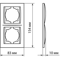 Рамка TDM Electric Лама SQ1815-0633