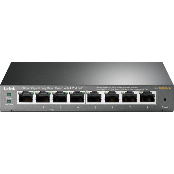 Коммутатор TP-Link TL-SG108PE