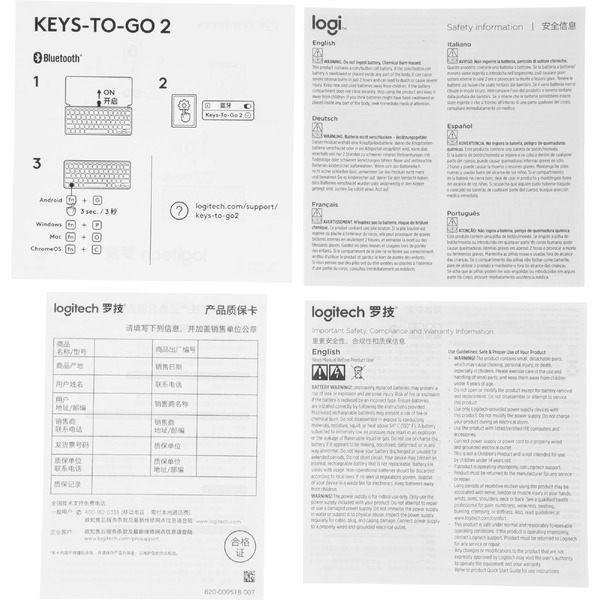 Клавиатура Logitech Keys-To-Go 2 920-012999