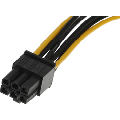Кабель Ningbo RTL-C32 PCI-E 6pin Molex 8980