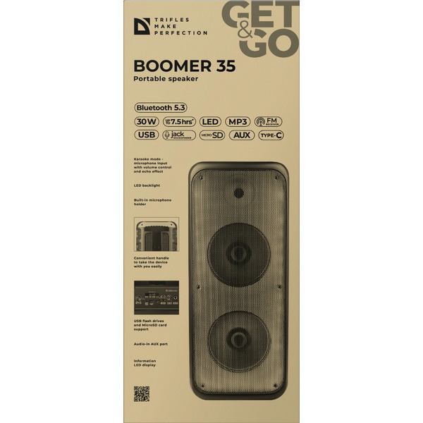 Беспроводная колонка Defender Boomer 35