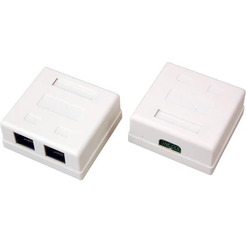 Розетка сетевая LAN Rexant 06-0105-C (2 гнездо 8Р8С (Rj-45)