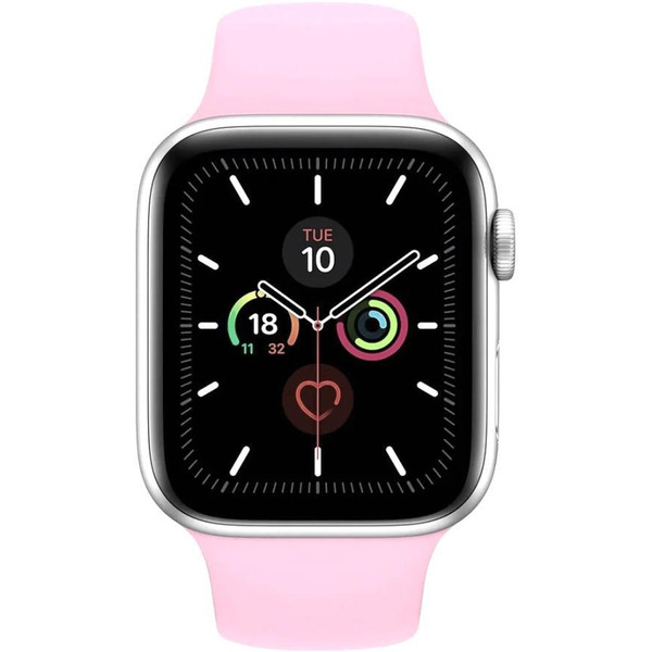 Ремешок Bingo Silicone для APPLE Watch 38/40/41mm (S) Розовый