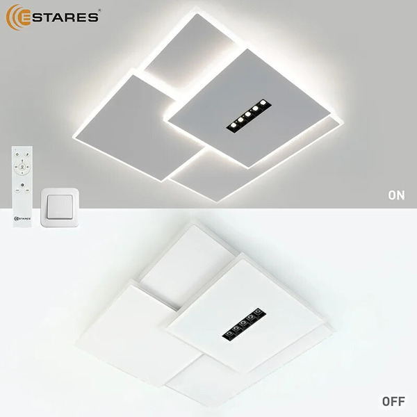 Потолочный светильник Estares Sterren 105W 3S 5DL-RC-520x535x55-WHITE/BLACK/WHITE-220-IP20