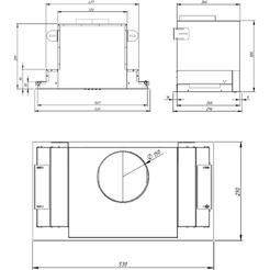 Вытяжка Akpo Neva Glass Eco 60 wk-4 (черный/нержавеющая сталь)