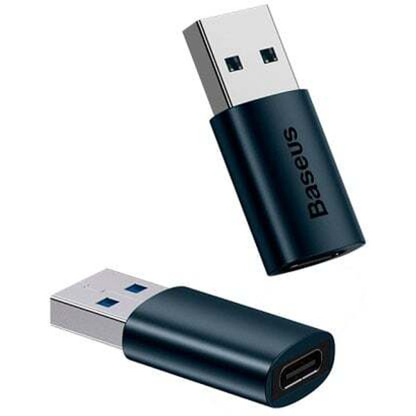 Адаптер Baseus ZJJQ000101 USB Type-C - USB Type-A (черный)