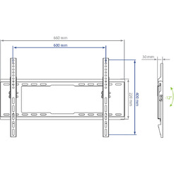 Кронштейн Kromax IDEAL-102 (черный)