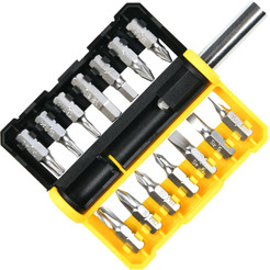 Отвертка с битами Deli EDL251201