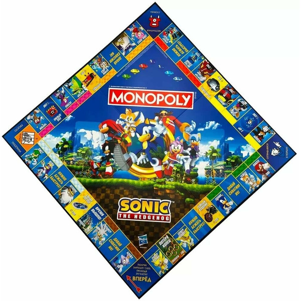 Настольная игра Hasbro Монополия Соник WM04624