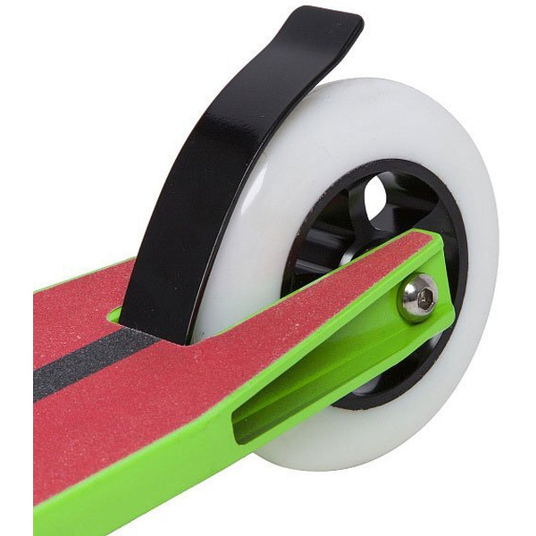 Самокат Novatrack Wolf (100A.WOLF.GN8) красный/зеленый