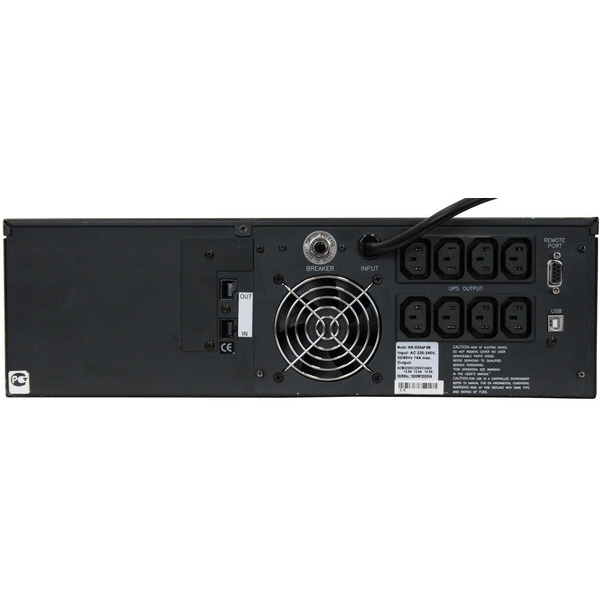 Источник бесперебойного питания Powercom King Pro RM KIN-1200AP LCD RM