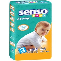 Подгузники Senso Baby Ecoline Midi 3 (44 шт)