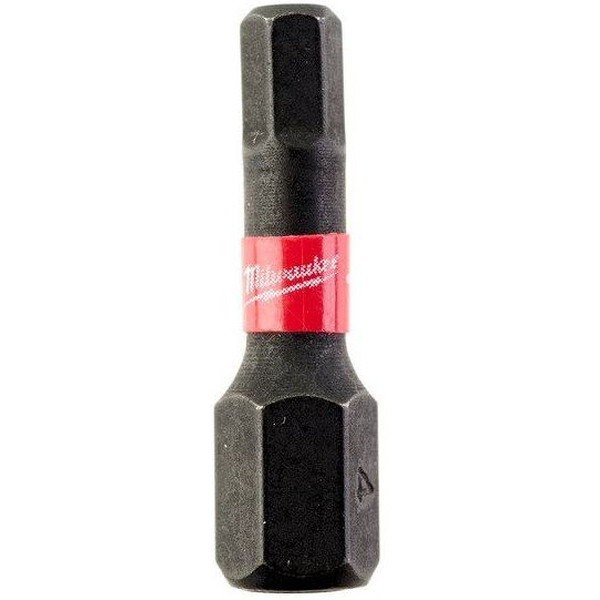 Бита для шуруповерта MILWAUKEE Shockwave Hex4 25mm (2 шт.)